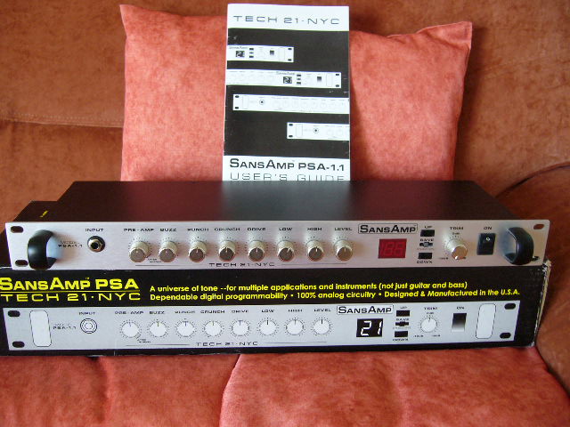 ギター TECH 21 SANSAMP PSA-1 SansAmp PSA-1 - Tech 21 SansAmp PSA-1 - Audiofanzine